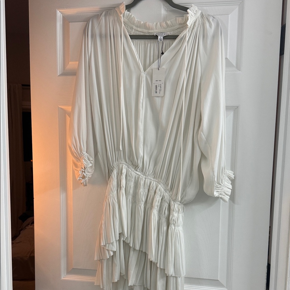Current Air Cream Midi Dress